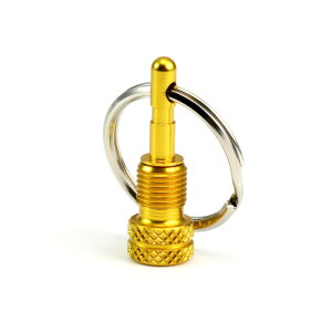 Valve Adapter (SV/AV) with Key Ring (Gold)