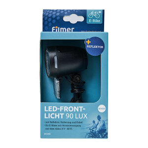 Filmer LED-Frontlicht 90 LUX für E-Bike