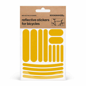 BOOKMAN Reflective Stickers Strips (Yellow)