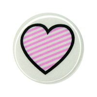 1x Heart (pink)