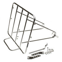 BLB Frontier Rack - Stainless Steel Front Rack (silver / black)