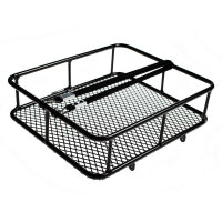 BLB Take Away Tray - Stilvoller Front-Transportkorb (Chrom / Schwarz)